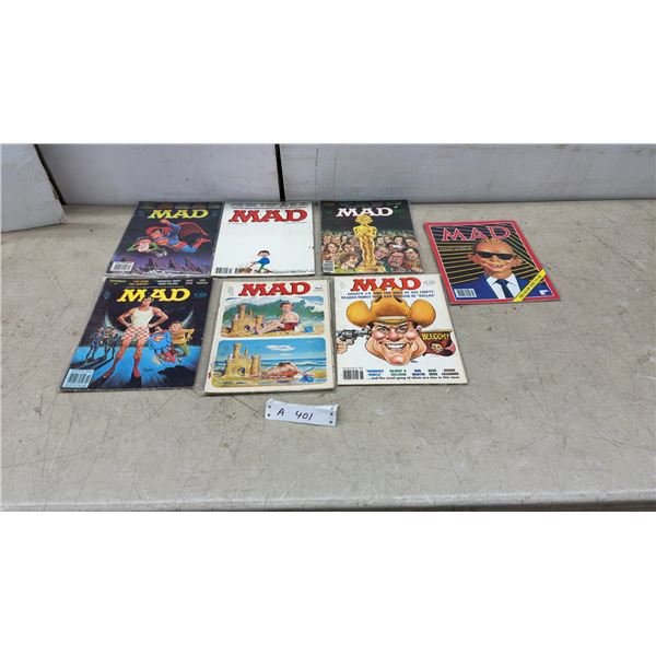 7 Mad Magazines: No. 210 Oct 1979, No. 211 Mar 1980, No. 231 Jun 1982, No. 269 Mar 1987 and More