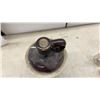 Image 4 : Vintage Stoneware Finger Jug and Two Handheld Insecticide Sprayers with Glass Bottles Including Fly
