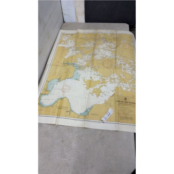 1919 Canada Lake of the Woods Nautical Chart, Department of Marine and Fisheries, 1927 Revision