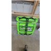 Image 4 : Lifetime Children's Folding Picnic Table with Integrated Benches, Green Plastic Top