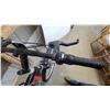 Image 4 : Supercycle SC1800 Mountain Bike, Black With Red and Grey Accents, Multi-Speed With Twist-Grip Shift