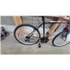 Image 7 : Supercycle SC1800 Mountain Bike, Black With Red and Grey Accents, Multi-Speed With Twist-Grip Shift