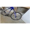 Image 2 : Trek 820 Mountain Bike, Blue and Silver Frame with Front Suspension and Knobby Tires 26"