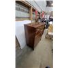 Image 2 : Mid-Century Modern Wooden Tallboy Dresser With Five Drawers and Tapered Legs 44.6 x 18 x 38" Walnut