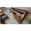 Image 6 : Mid-Century Modern Wooden Tallboy Dresser With Five Drawers and Tapered Legs 44.6 x 18 x 38" Walnut