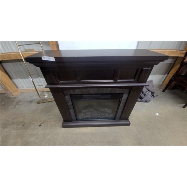ChimneyFree F2103E Electric Fireplace Console with Dark Brown Finish, 2021 38 x 12 x 41"