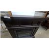Image 3 : ChimneyFree F2103E Electric Fireplace Console with Dark Brown Finish, 2021 38 x 12 x 41"