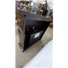 Image 5 : ChimneyFree F2103E Electric Fireplace Console with Dark Brown Finish, 2021 38 x 12 x 41"