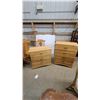 Image 1 : Stanley Furniture Light Wood Dressers with Brass D-Pull Handles, 3-Drawer 38 x 31 x 16"