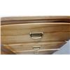 Image 5 : Stanley Furniture Light Wood Dressers with Brass D-Pull Handles, 3-Drawer 38 x 31 x 16"