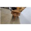 Image 5 : Rococo Revival Style Carved Wood Coffee Table with Shaped Top and Cabriole Legs 16 x 36 x 17"