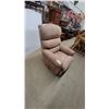 Image 1 : Brownish Overstuffed Fabric Manual Recliner Chair