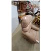 Image 3 : Brownish Overstuffed Fabric Manual Recliner Chair