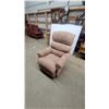 Image 4 : Brownish Overstuffed Fabric Manual Recliner Chair