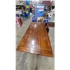 Image 3 : Ethan Allen Old Tavern Colonial Style Extendable Dining Table With Carved Pedestal Base
