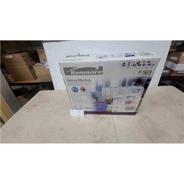 Kenmore 20 15618 Ready to Quilt Sewing Machine with Walking Foot, Quilting Bar and 1/4" Seam Foot