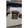 Image 2 : Howard Miller Quartz Mantel Clock with Wooden Case, Brass Handle, and Roman Numeral Dial Plus