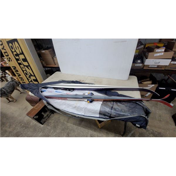 HO Sports Mach 1.7 Slalom Waterski, O'Brien 60" Combo Waterskis and Karate Red Bull Handles