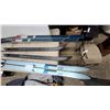 Image 2 : Three Pairs of Cross-Country Skis: Elan FW, Dynatour Silver Star, and Explorer with Poles and Bag