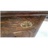 Image 10 : Antique Oak Washstand with Mirror and Towel Rack Cabinet Doors 66 x 30 x 18"