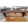 Image 2 : Antique Mission Style Quarter-Sawn Oak Sideboard with Mirror Hutch Top 54 x 54 x 22"