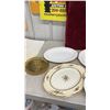 Image 2 : Assorted Serving Platters-John F. Kennedy 1917-1963 Brass Commemorative Medallion and More