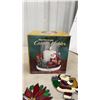 Image 10 : Large Lot of Christmas Decor Including NOMA 4' Colour-Changing Fibre Optic Tree, Ornaments and More