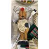 Image 8 : Large Lot of Christmas Decor Including NOMA 4' Colour-Changing Fibre Optic Tree, Ornaments and More