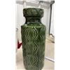 Image 8 : Green Ceramic Vase, Cut Glass Decanter, Fluted Glass Vases, Votive Holder and More