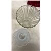 Image 9 : Green Ceramic Vase, Cut Glass Decanter, Fluted Glass Vases, Votive Holder and More