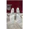 Image 8 : Ceramic Floral Candle Holders, Marble Bird Bookends, Crackle Glass Votive, Marble Vase and More