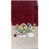 Image 1 : Porcelain Floral Baskets, Figurines, Ceramic Parrot, Fruit Basket, Trinket Box and More - 3 Broken
