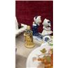Image 6 : Porcelain Floral Baskets, Figurines, Ceramic Parrot, Fruit Basket, Trinket Box and More - 3 Broken