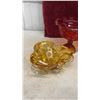 Image 2 : Art Glass Bowl, Carnival Glass Candy Dish, Chalet Glass, Depression Glass Bowl