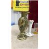 Image 2 : Assorted Decorative Vases: Porcelain, Glass, and Hand-Painted Floral