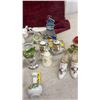 Image 8 : Miniature Figurines, Display Stand, Ceramic Souvenir Pitcher, Porcelain Teaware, and More
