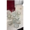 Image 5 : 5 Square Glass Storage Canisters, Assorted Drinking Glasses, Tumblers, and More