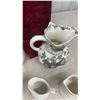 Image 6 : Assorted Ceramic Pitchers, Creamers, Gravy Boat, Gold-Trimmed Floral and More