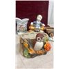 Image 6 : 12 Pieces of Occupied Japan Ceramic and Porcelain Figural Vases and Figurines