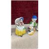 Image 5 : 16 Pieces of Occupied Japan Ceramic Figurines: Children, Santa and More
