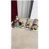 Image 8 : 16 Pieces of Occupied Japan Ceramic Figurines: Children, Santa and More