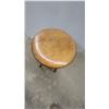 Image 2 : Antique Adjustable Wooden Piano Stool with Claw-And-Ball Feet and Turned Legs