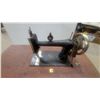 Image 3 : Antique National "Vertical Feed" Treadle Sewing Machine in Oak Cabinet, Circa 1890s-1910s