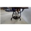 Image 7 : Antique National "Vertical Feed" Treadle Sewing Machine in Oak Cabinet, Circa 1890s-1910s
