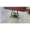 Image 9 : Antique National "Vertical Feed" Treadle Sewing Machine in Oak Cabinet, Circa 1890s-1910s
