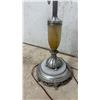 Image 3 : Vintage 1920s-1940s Art Deco Torchiere Floor Lamp with Alabaster Bowl Shade and Marble Base