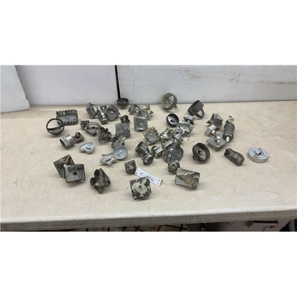 Vintage Tin and Aluminum Cookie Cutters, Cookie Press & More