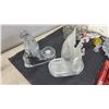 Image 7 : Assorted Christmas Décor Including Snowman Teapot, Angel Figurines, Snowflake Ornaments and More.