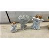 Image 9 : Assorted Christmas Décor Including Snowman Teapot, Angel Figurines, Snowflake Ornaments and More.