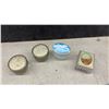 Image 5 : Two Italian Genuine Alabaster Floral Trinket Boxes, Miniature Ceramic Shoes & More